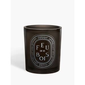 Chic! Diptyque - Feu De Bois - Candle Holder Glass Vessel - Size Medium 10.2 oz